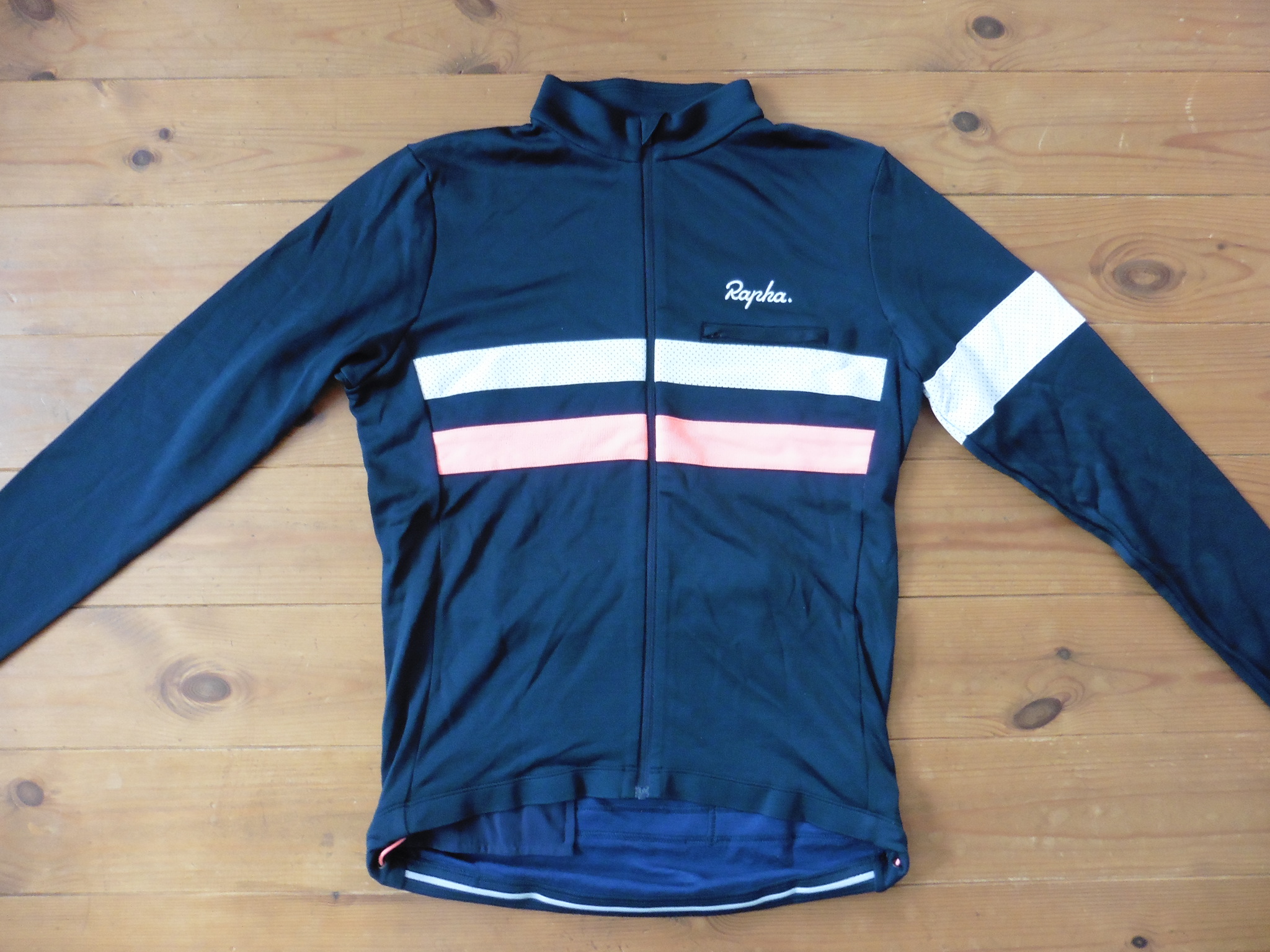 Rapha ブルベ ウィンドブロック ロングスリーブ M レビュー】Rapha メンズ ブルべ ロングスリーブ ジャージ
